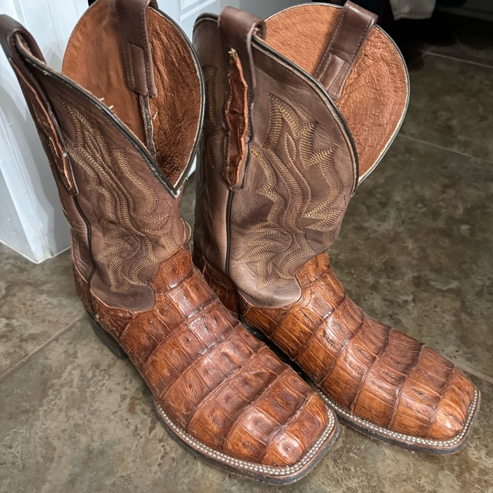 Dan Post Gator boots Men size 10